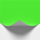 Cadeau Papier d'enveloppement de matte vert néon (Coin)