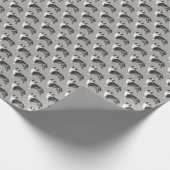 Cadeau Papier d'enveloppement de merle bleu berger austra (Coin)