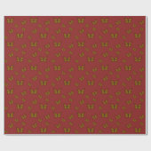 Cadeau Papier d'enveloppement de monarque chinois (Plat)