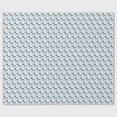 Cadeau Papier d'enveloppement de mouton blanc (Plat)