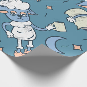 Cadeau Papier d'enveloppement de mouton dormant