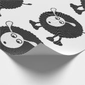 Cadeau Papier d'enveloppement de mouton noir (Coin)