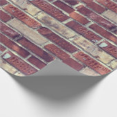 Cadeau Papier d'enveloppement de mur de brique de roche e (Coin)