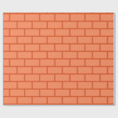 Cadeau Papier d'enveloppement de mur de briques (Plat)