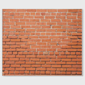 Cadeau Papier d'enveloppement de mur de briques (Plat)