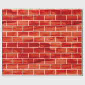 Cadeau Papier d'enveloppement de mur de briques (Plat)