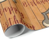 Cadeau Papier d'enveloppement de musique (Coin rond)