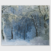 Cadeau Papier d'enveloppement de neige magique (Plat)