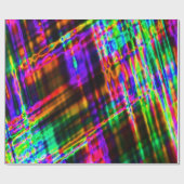 Cadeau Papier d'enveloppement de néon brillant (Plat)