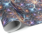 Cadeau Papier d'enveloppement de neurones (Coin rond)