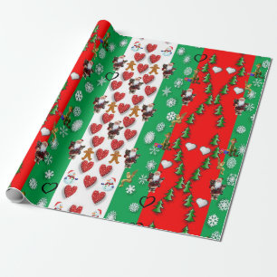Cadeau Papier d'enveloppement de Noël