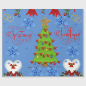 Cadeau Papier d'enveloppement de Noël (Plat)