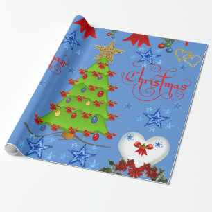 Cadeau Papier d'enveloppement de Noël