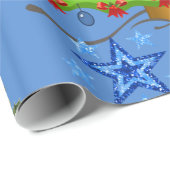 Cadeau Papier d'enveloppement de Noël (Coin rond)
