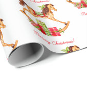 Cadeau Papier d'enveloppement de Noël (Coin rond)