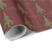 Cadeau Papier d'enveloppement de Noël (Coin rond)