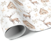 Cadeau Papier d'enveloppement de Noël (Coin rond)