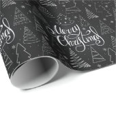 Cadeau Papier d'enveloppement de Noël (Coin rond)