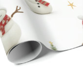 Cadeau Papier d'enveloppement de Noël (Coin rond)