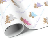Cadeau Papier d'enveloppement de Noël (Coin rond)