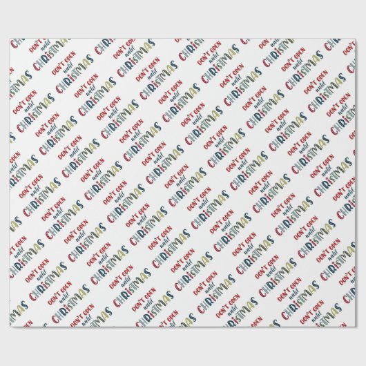 Cadeau Papier d'enveloppement de Noël (Plat)