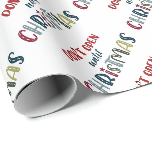 Cadeau Papier d'enveloppement de Noël (Coin rond)