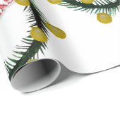 Cadeau Papier d'enveloppement de Noël (Coin rond)