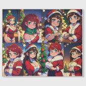 Cadeau Papier d'enveloppement de Noël (Plat)