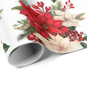 Cadeau Papier d'enveloppement de Noël (Coin rond)