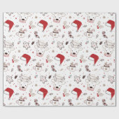Cadeau Papier d'enveloppement de Noël (Plat)