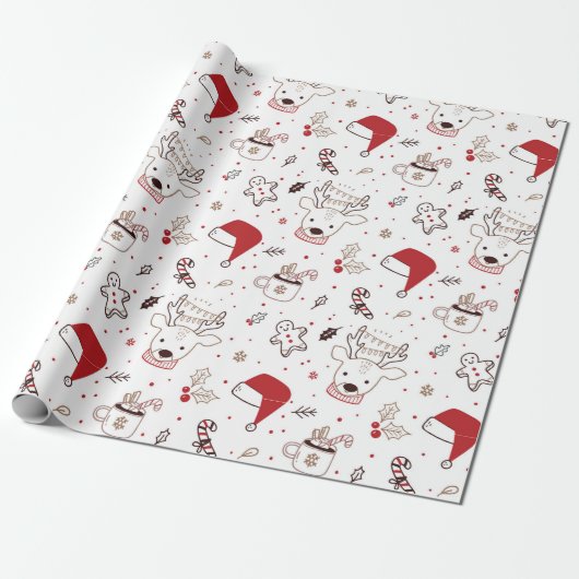 Cadeau Papier d'enveloppement de Noël (Déroulé)