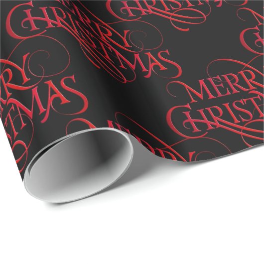 Cadeau Papier d'enveloppement de Noël (Coin rond)