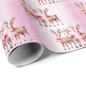 Cadeau Papier d'enveloppement de Noël (Coin rond)