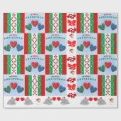 Cadeau Papier d'enveloppement de Noël (Plat)