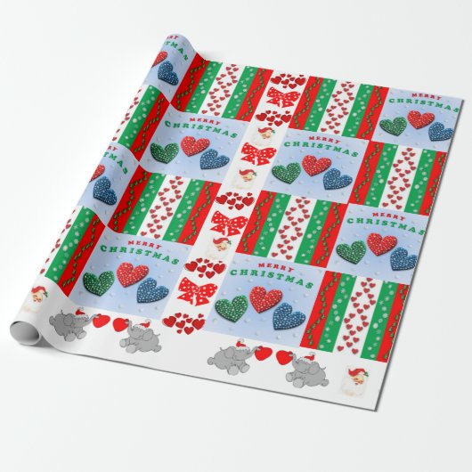 Cadeau Papier d'enveloppement de Noël (Déroulé)