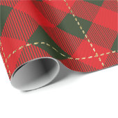 Cadeau Papier d'enveloppement de Noël (Coin rond)