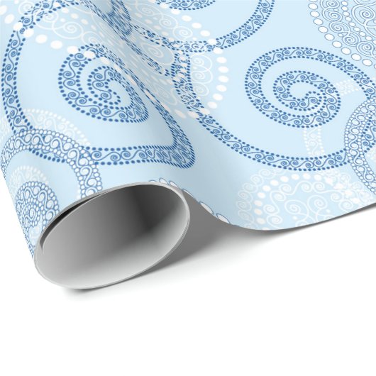 Cadeau Papier d'enveloppement de Noël (Coin rond)