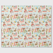 Cadeau Papier d'enveloppement de Noël (Plat)