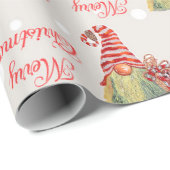 Cadeau Papier d'enveloppement de Noël (Coin rond)