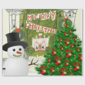 Cadeau Papier d'enveloppement de Noël (Plat)