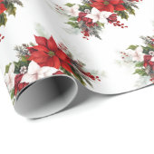 Cadeau Papier d'enveloppement de Noël (Coin rond)