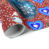 Cadeau Papier d'enveloppement de Noël (Coin rond)