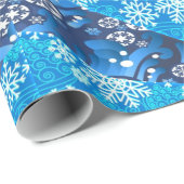 Cadeau Papier d'enveloppement de Noël (Coin rond)