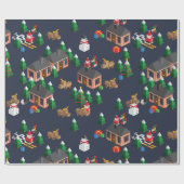 Cadeau Papier d'enveloppement de Noël (Plat)