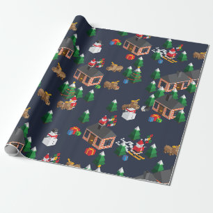 Cadeau Papier d'enveloppement de Noël