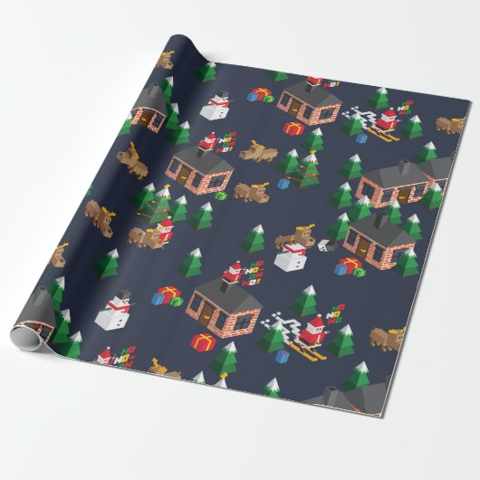 Cadeau Papier d'enveloppement de Noël (Déroulé)