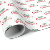 Cadeau Papier d'enveloppement de Noël (Coin rond)