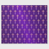 Cadeau Papier d'enveloppement de Noël à base d'or brut vi (Plat)