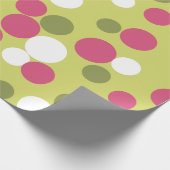 Cadeau Papier d'enveloppement de Noël à la chaux rose de (Coin)