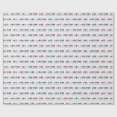 Cadeau Papier d'enveloppement de Noël ASL Joyeux (Plat)